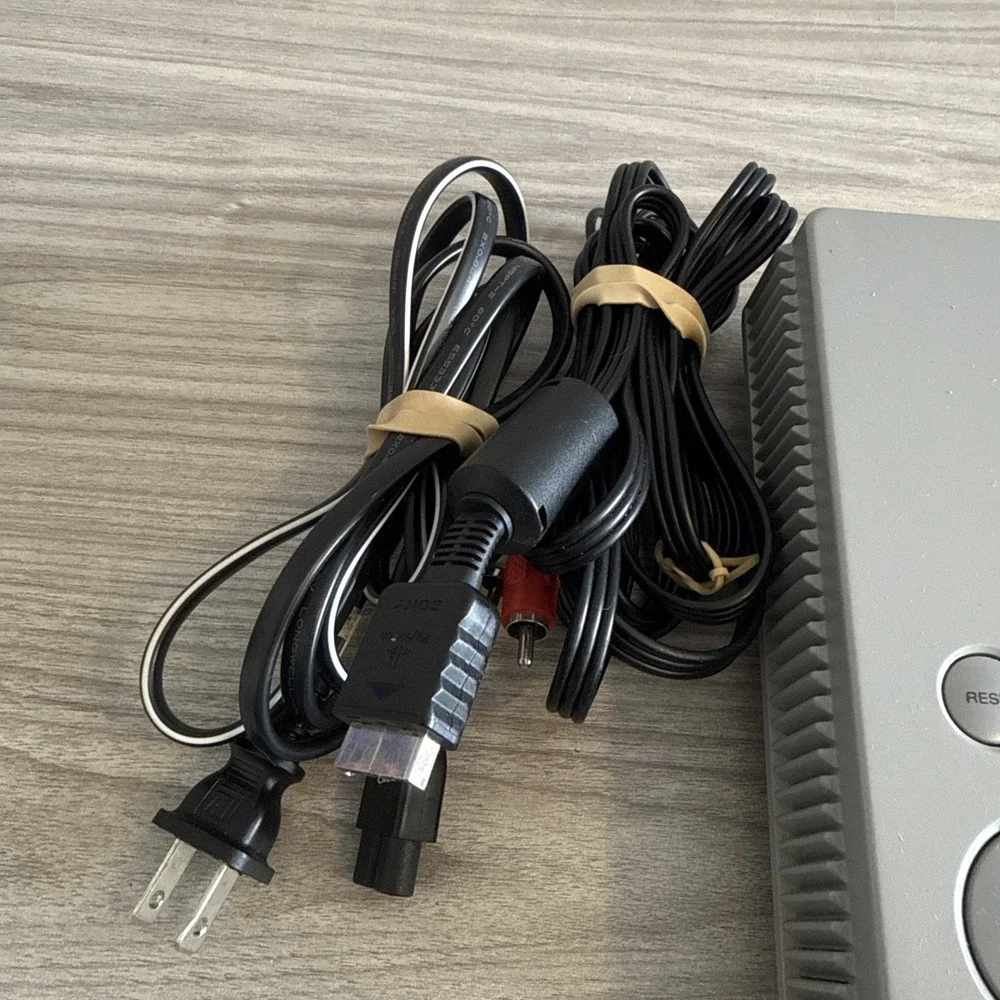 Sony PlayStation 1 SCPH-1002 Audiophile Console Bundle PS1 Lot Tested Working